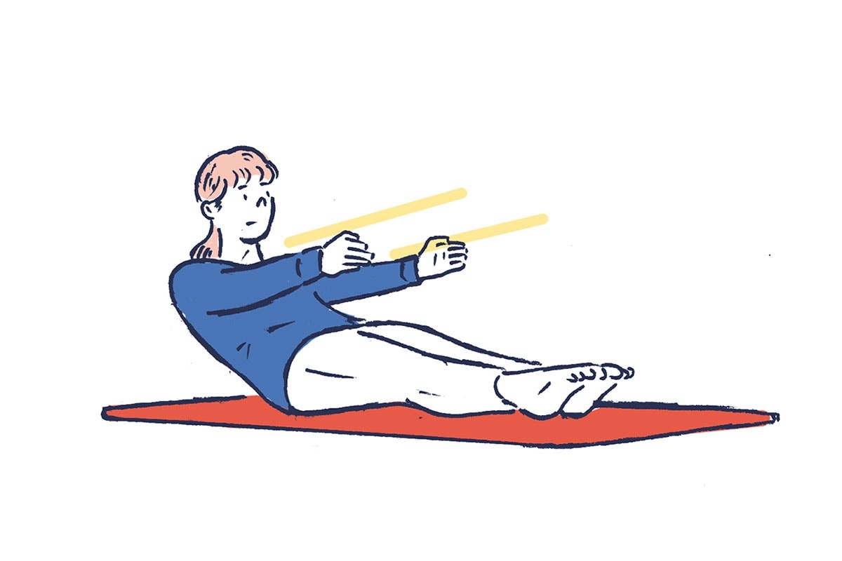 ロールダウンのイラスト - Slide:2