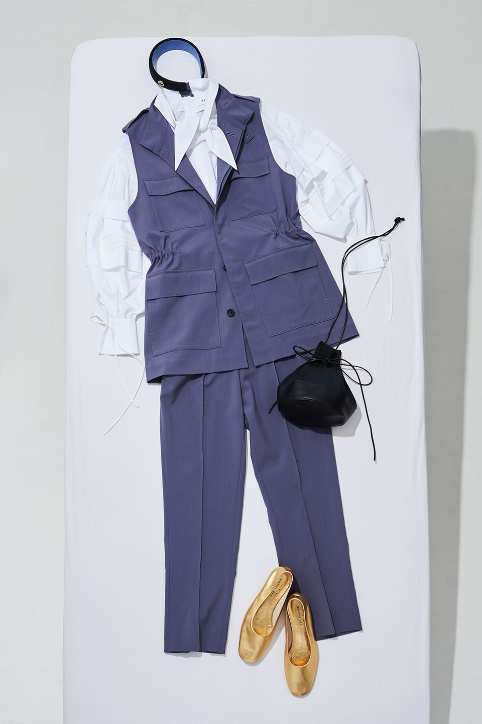 セットアップをフル活用!着回しスタイリング4選 - Slide:2