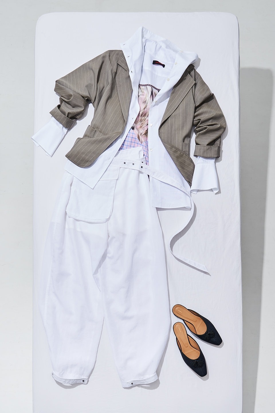 セットアップをフル活用!着回しスタイリング4選 - Slide:3