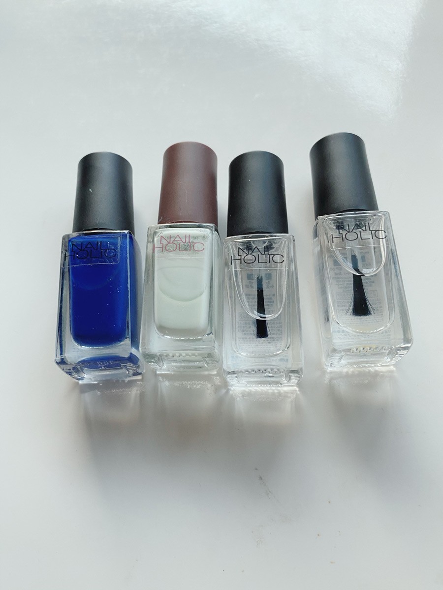 青が映える爽やか陶器ネイル|使用ネイル - Slide:2