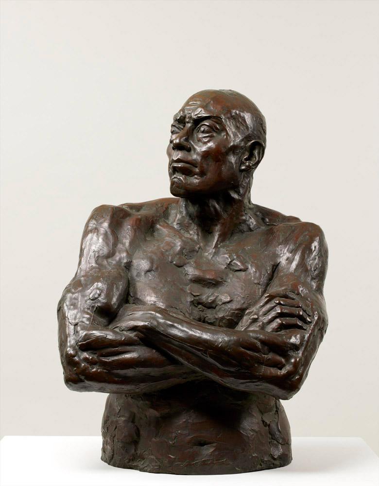東京国立近代美術館 コレクションによる小企画「男性彫刻」|荻原守衛《文覚》1908年_R
