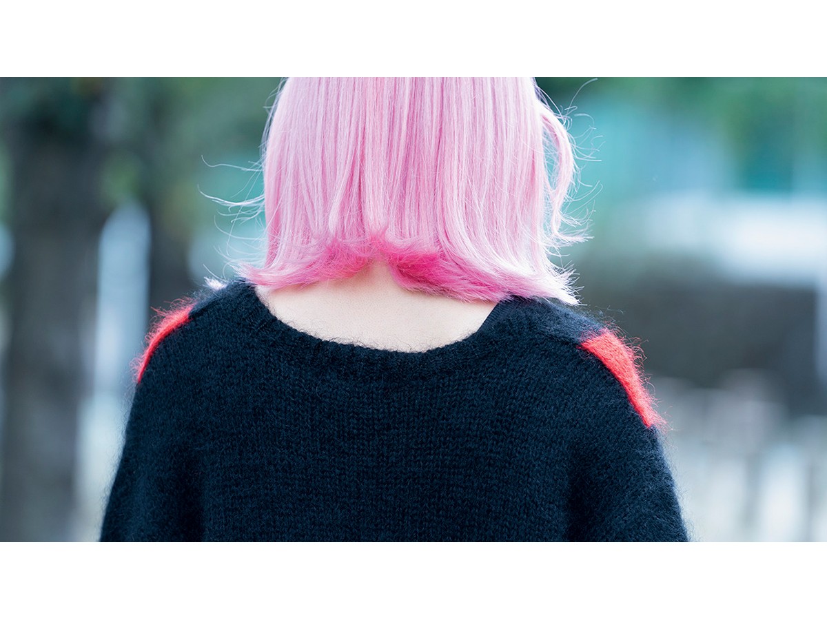 CREAM SODA モヘアニット 小田原愛美 - Slide:1