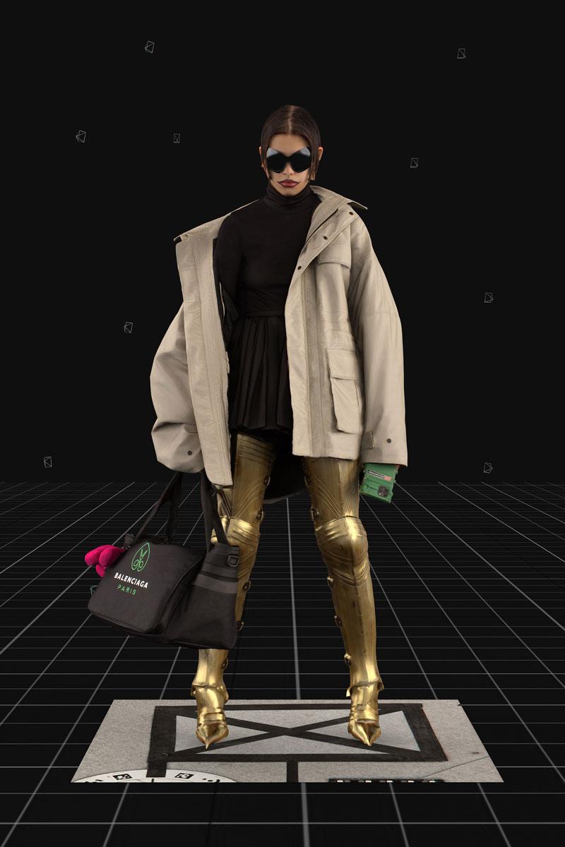 〈バレンシアガ〉がビデオゲームを通して描く近未来のファッション。2021年秋コレクション - Slide:5