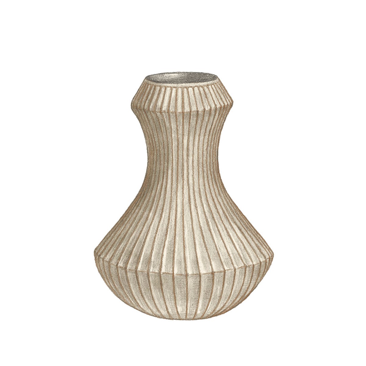 プリーツワークの花器 - Slide:5