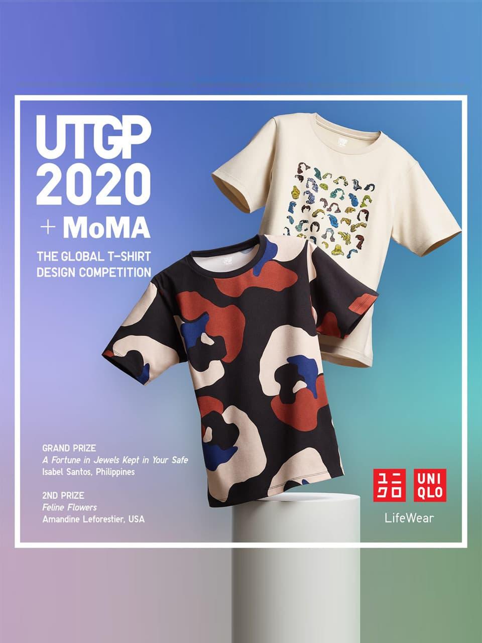 〈UT〉主催の「UTGP 2020 + MoMA」受賞者が発表。優秀作品をプリントしたTシャツが発売