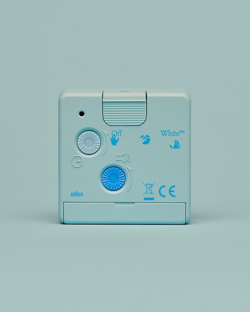 〈オフ-ホワイト™〉×〈ブラウン〉のアラームクロック - Slide:3