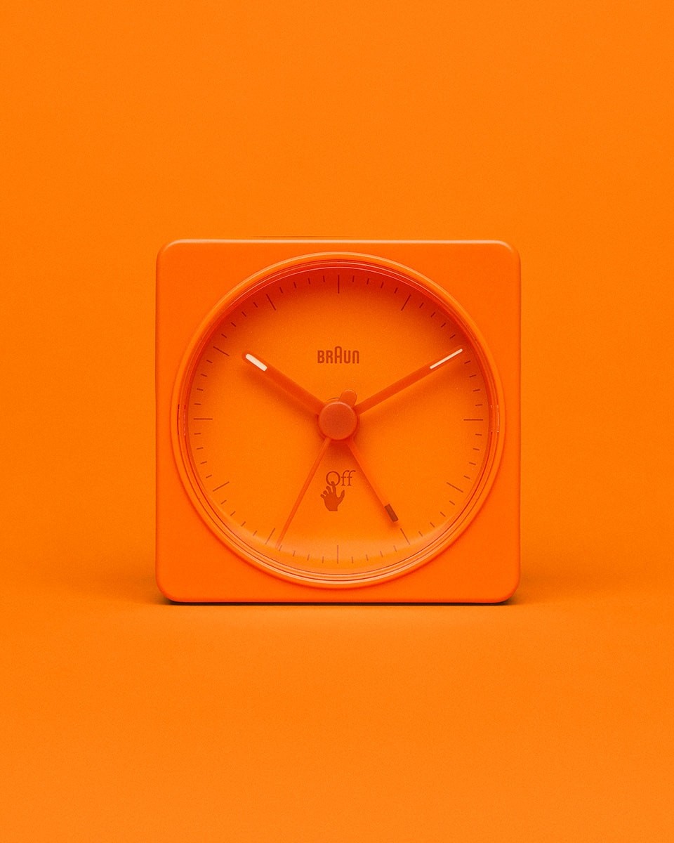 〈オフ-ホワイト™〉×〈ブラウン〉のアラームクロック - Slide:4