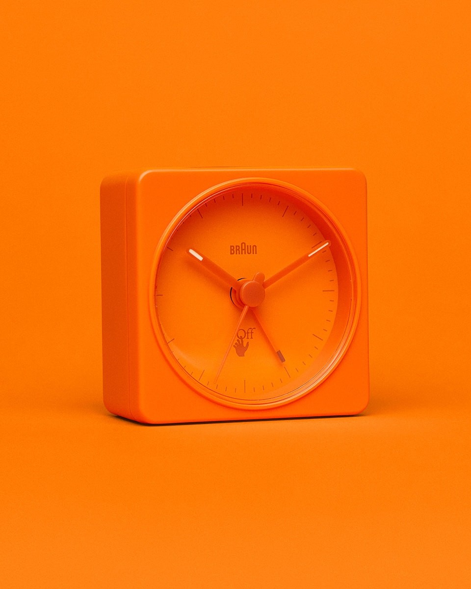 〈オフ-ホワイト™〉×〈ブラウン〉のアラームクロック - Slide:5