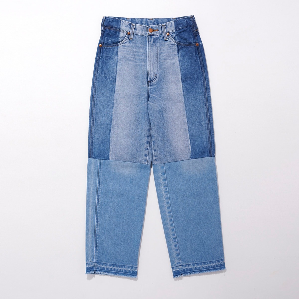 デニム パッチワーク ラングラー - Slide:1