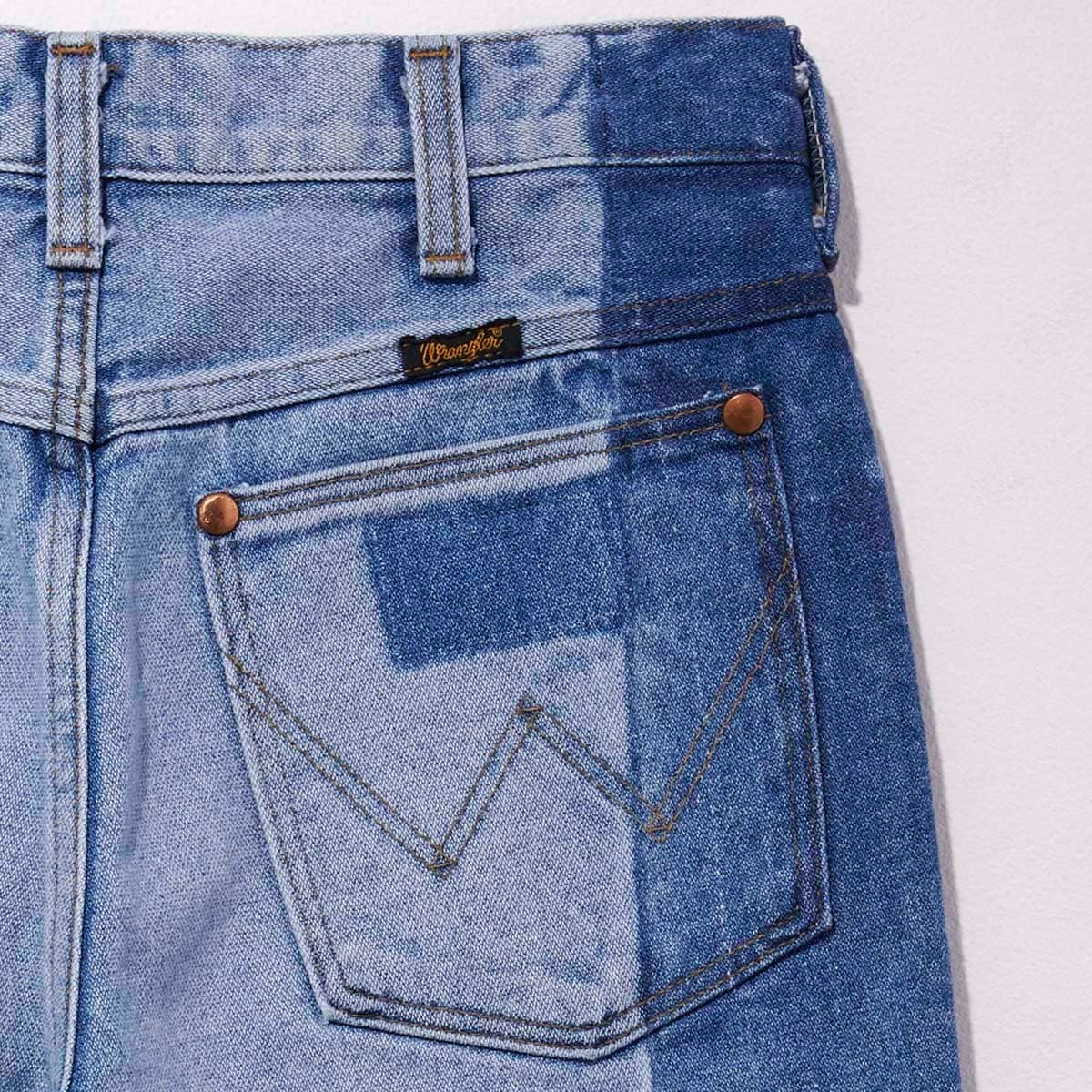 デニム パッチワーク ラングラー - Slide:7