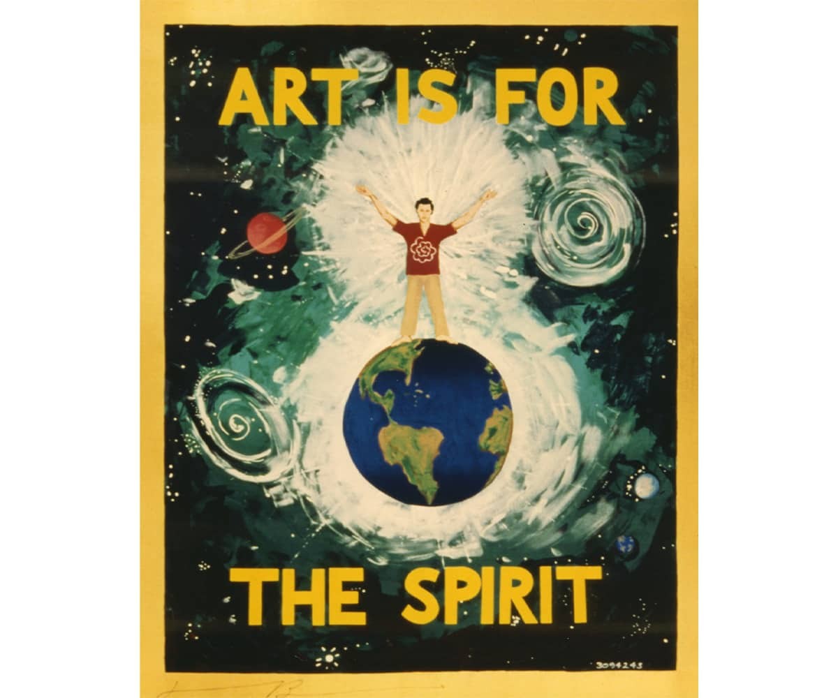 ジョナサン ボロフスキー「芸術は精神のために No. 3094239」 - Slide:3