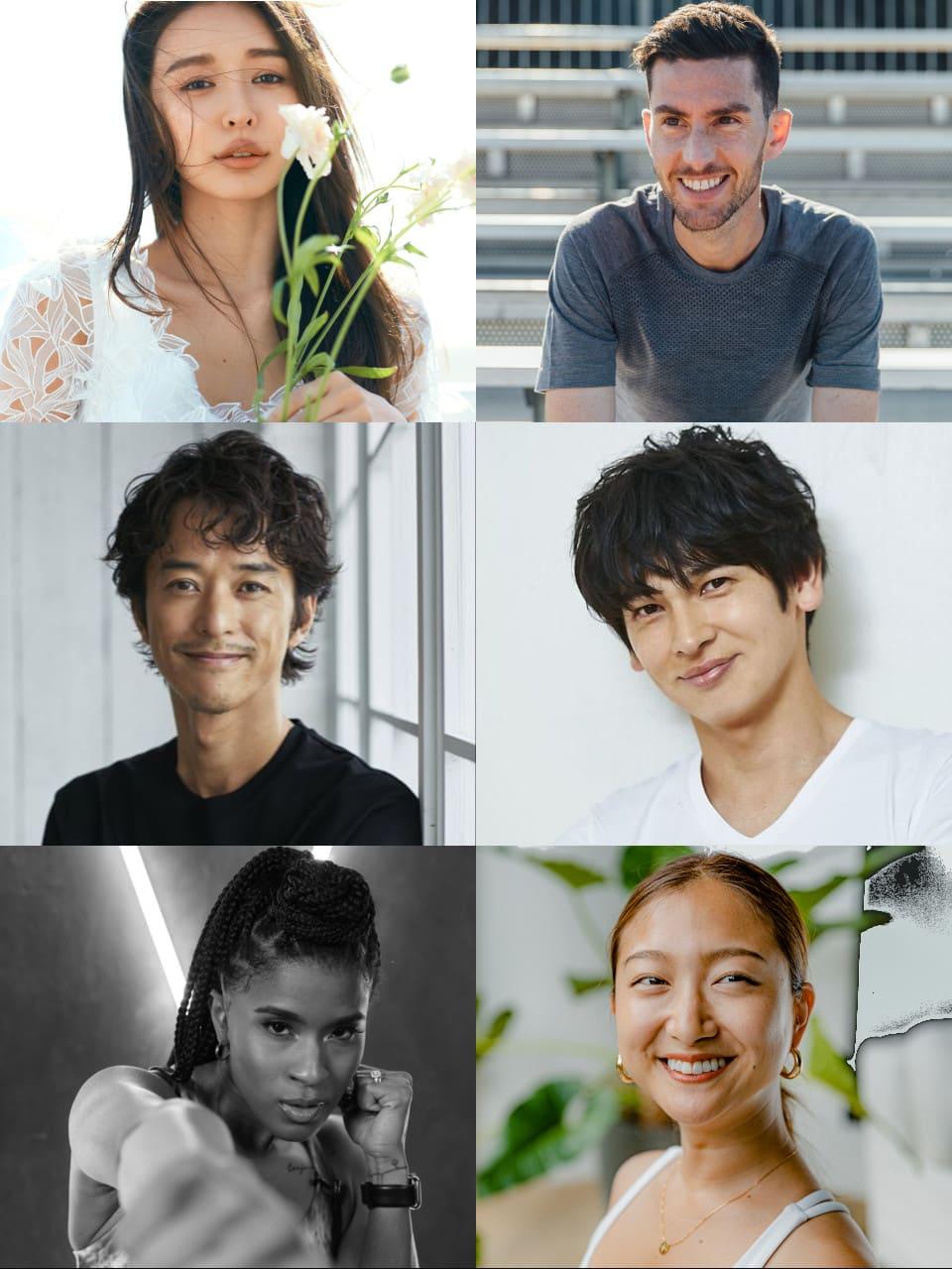 〈ルルレモン〉の「Be You Be Well: Wellness Month」参加キャスト