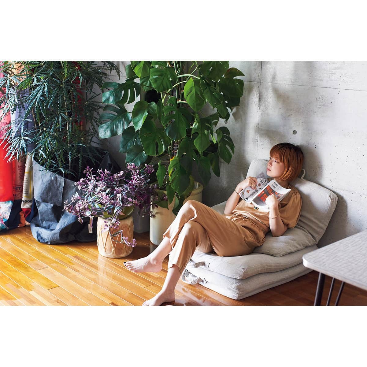 部屋 リネンクッション リベコ - Slide:1