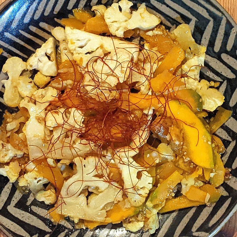 となりの5分メシ vol.64 カリフラワーとかぼちゃの亜麻仁油ナムル - Slide:5