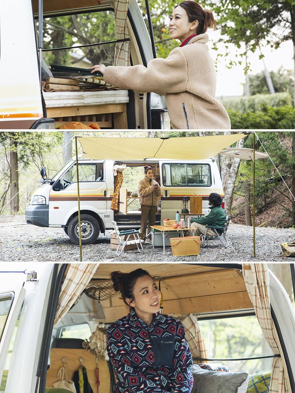 アウトドア キャンプ コロンビア YURIE