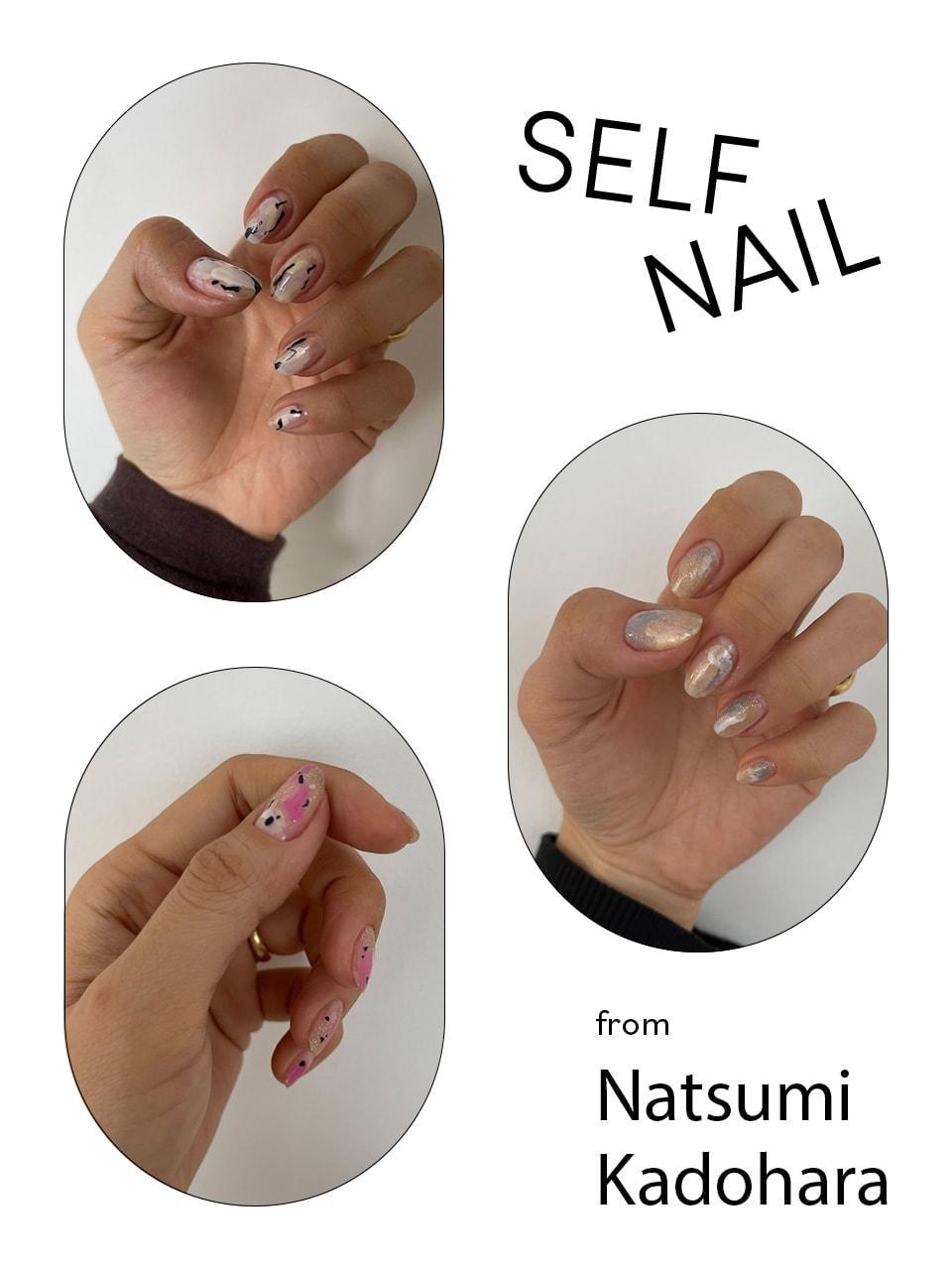 「ord. nail」門原捺美さん
ゴールドとブルーを重ねて光沢をうみだす