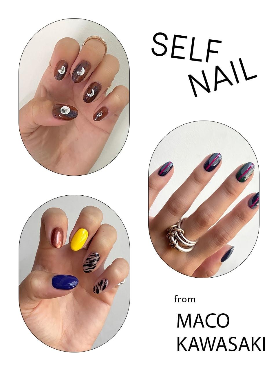 MACO KAWASAKIさん
ブラウン×ホワイトで月の満ち欠けを表現