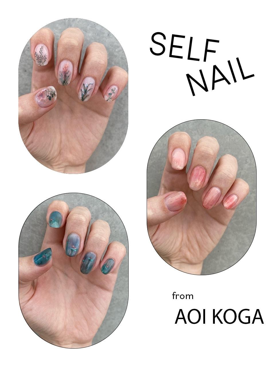 AOI KOGA
筆で繊細な葉っぱを描けばまるで名画