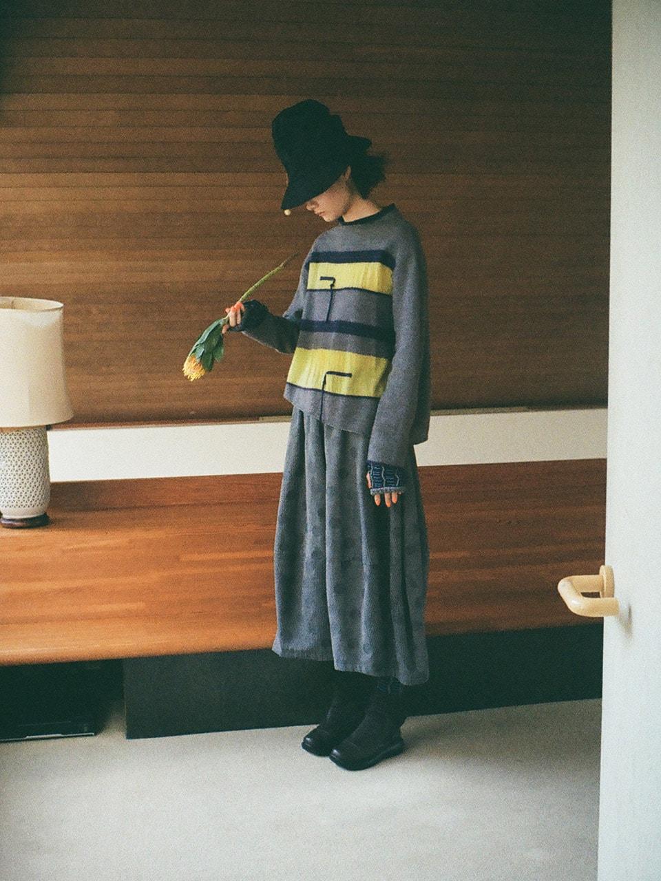 糸と柄が織りなす〈慈雨〉のリミックススタイル