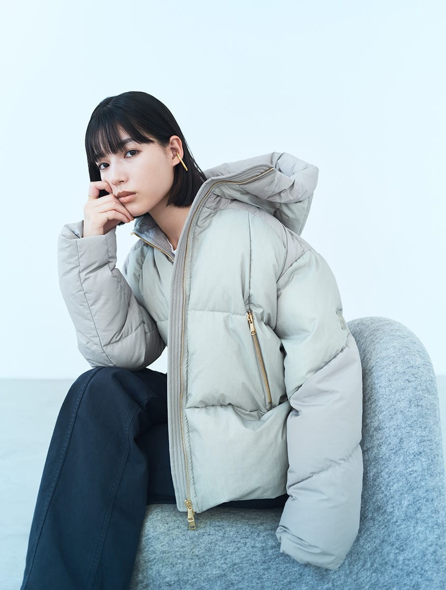 石井杏奈が着る<TATRAS>。 コーディネートも楽しい!街に映えるダウン - Slide:2