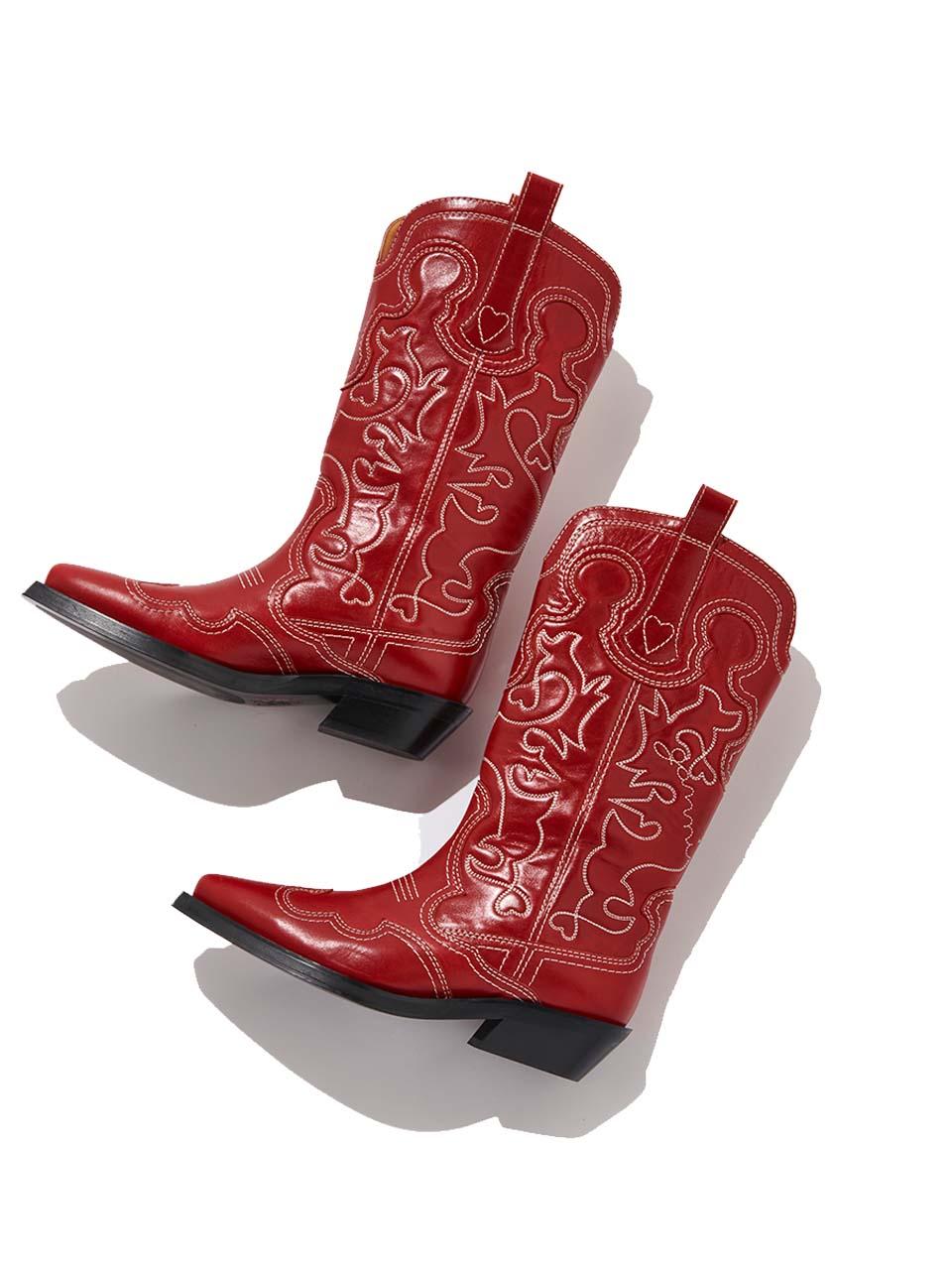 GANNIのウェスタンブーツ