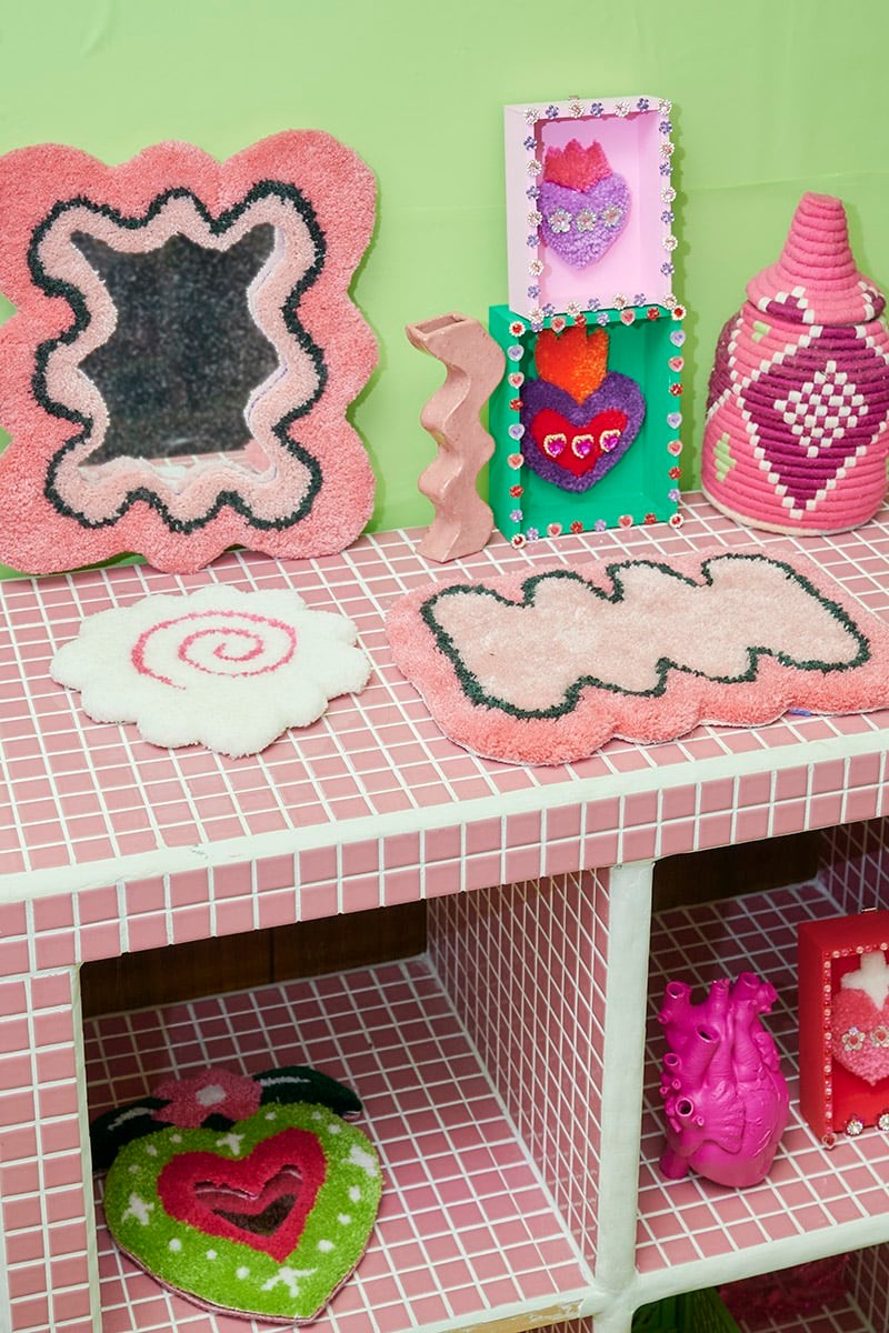 ハッピーな気持ちになれる、ぱくちーひとみのタフティングアート - Slide:2