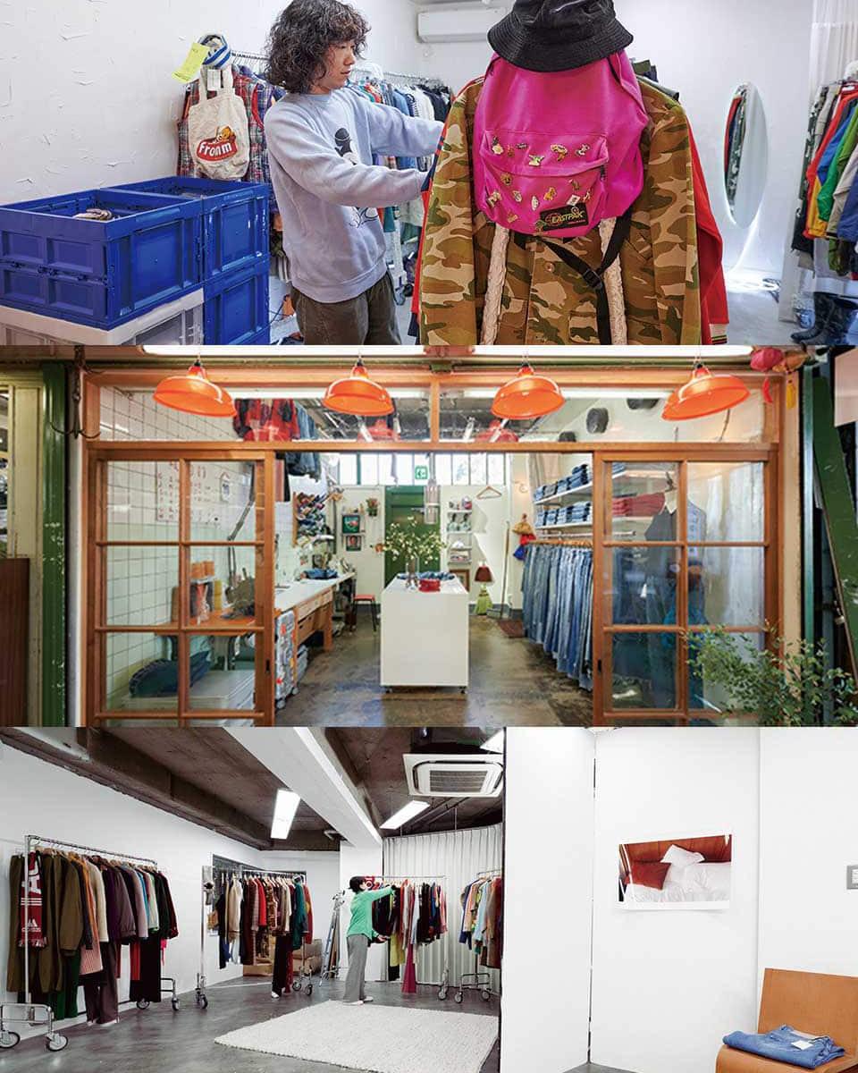 古着のお店をナビゲート。ユニークなニューウェーブ