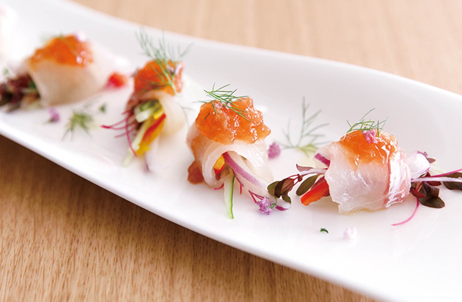 そうめんが主役の新キュイジーヌ。未体験の喉ごしに、もはや虜。 - Slide:3