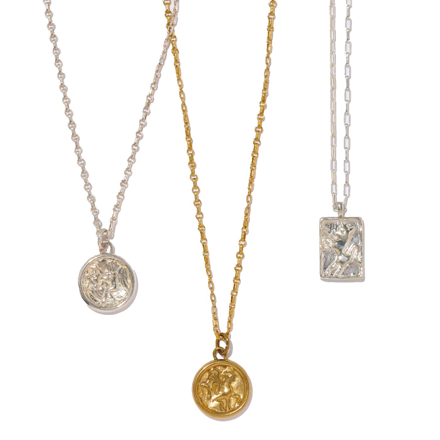 ネックレス ゴールド ¥47,300/シルバー 各¥68,200(以上ローラ ロンバルディ | 八木通商)