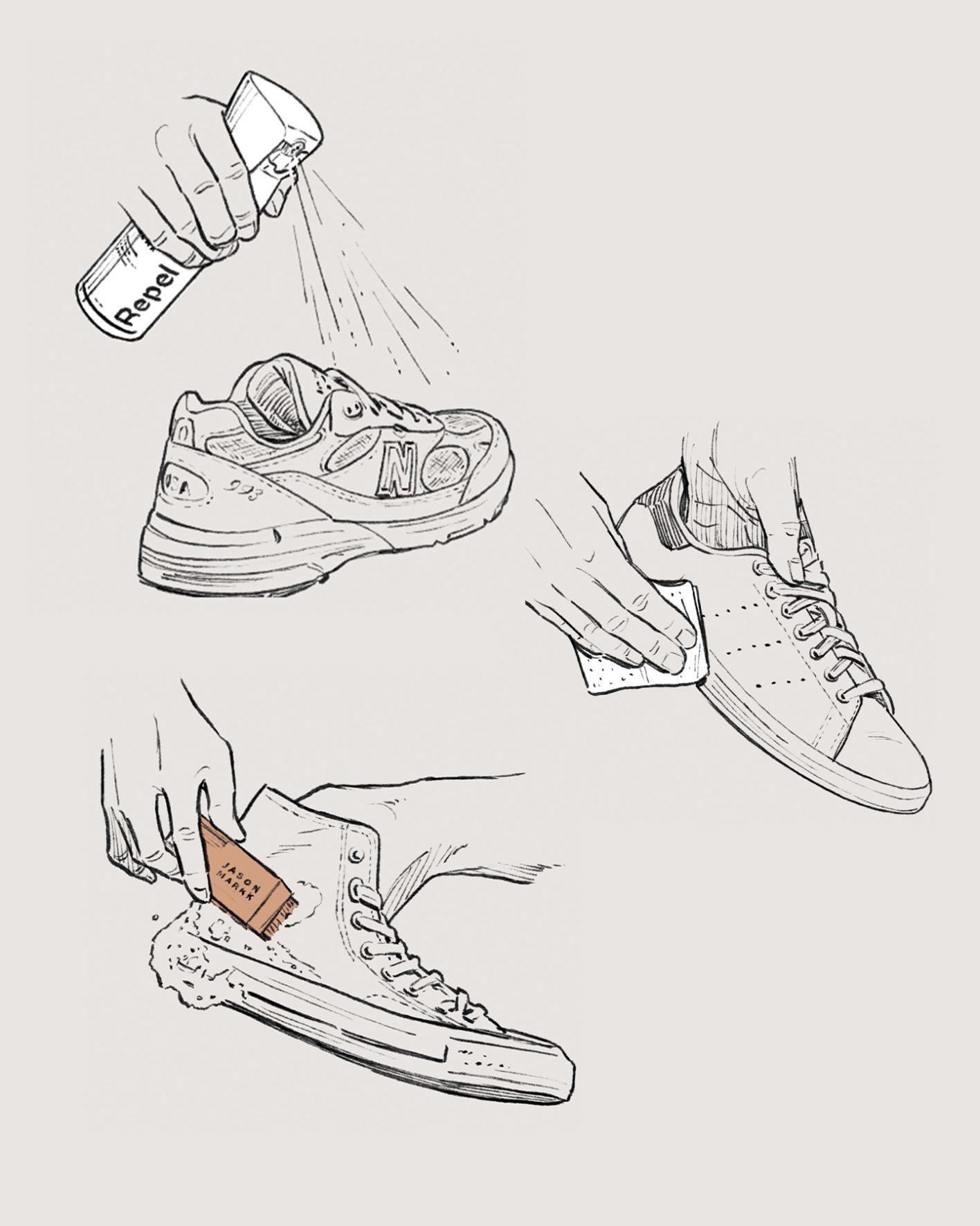 〈ジェイソンマーク〉でスニーカーをケア