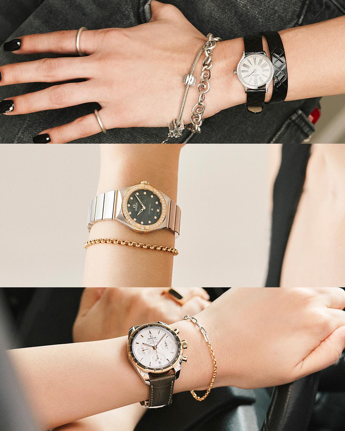 OMEGA,オメガ,腕時計,ウォッチ,アクセサリー,早川すみれ,小嶋喜生,MISAKI,ネイル