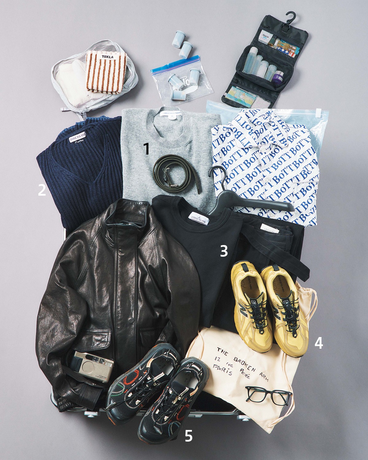 台湾のローカルショップを巡る3泊4日のスーツケースの中身