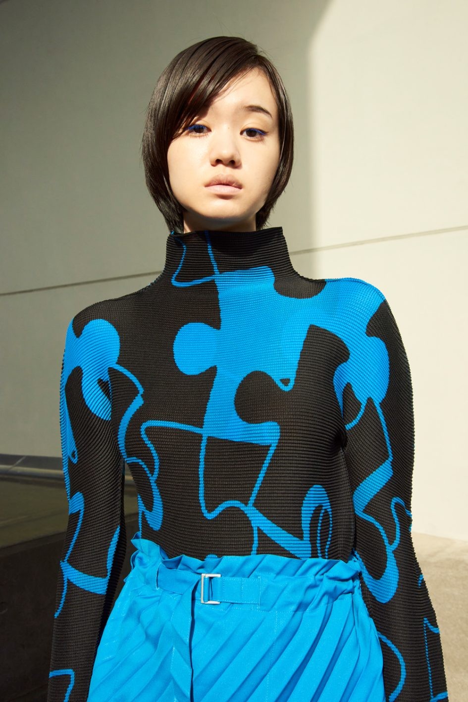 パズルピースがプリント柄に - Slide:1