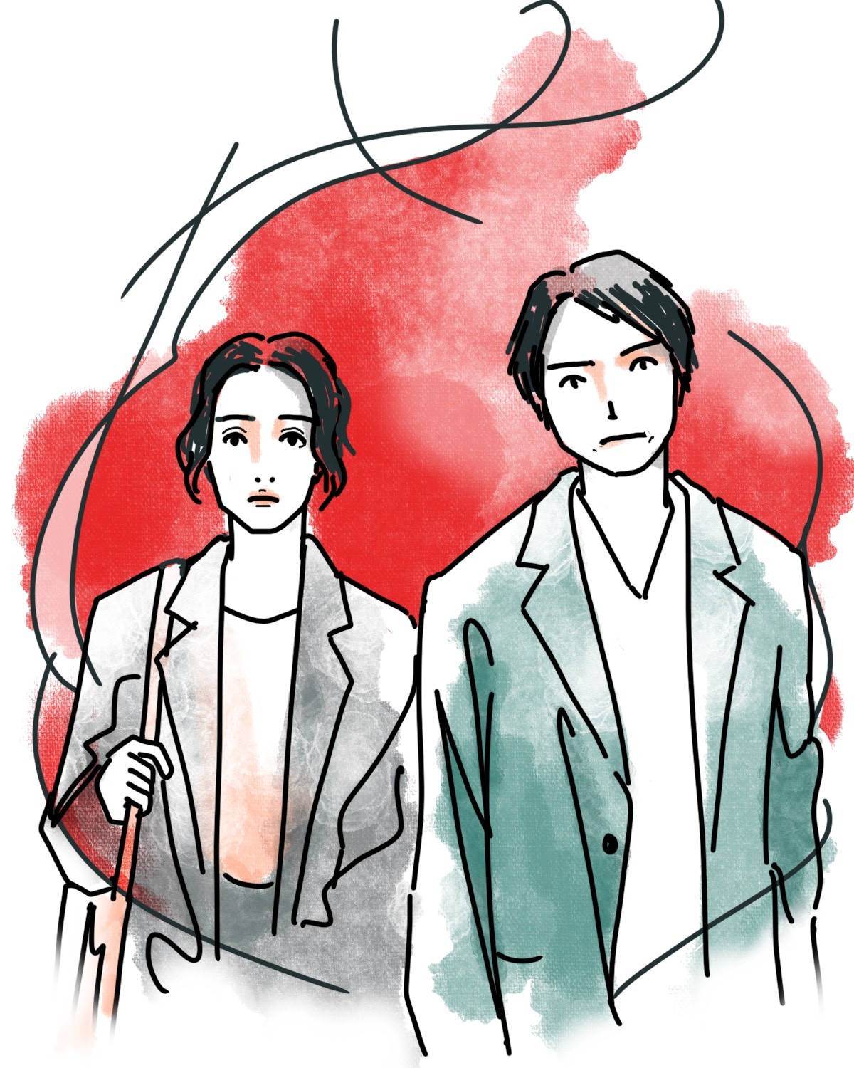 『全領域異常解決室』イメージイラスト(前編)/まつもとりえこ