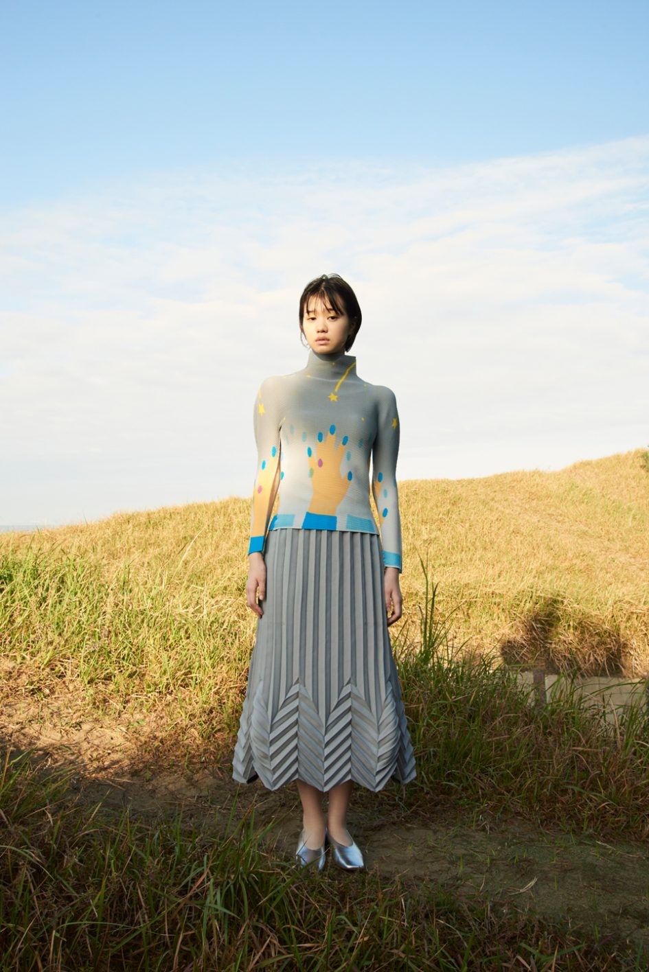 願いをかける流れ星 - Slide:1