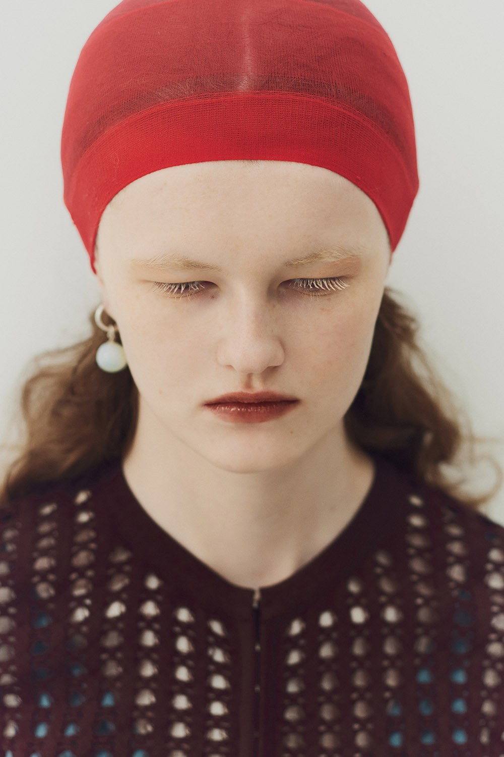 ブラウニッシュな透け唇