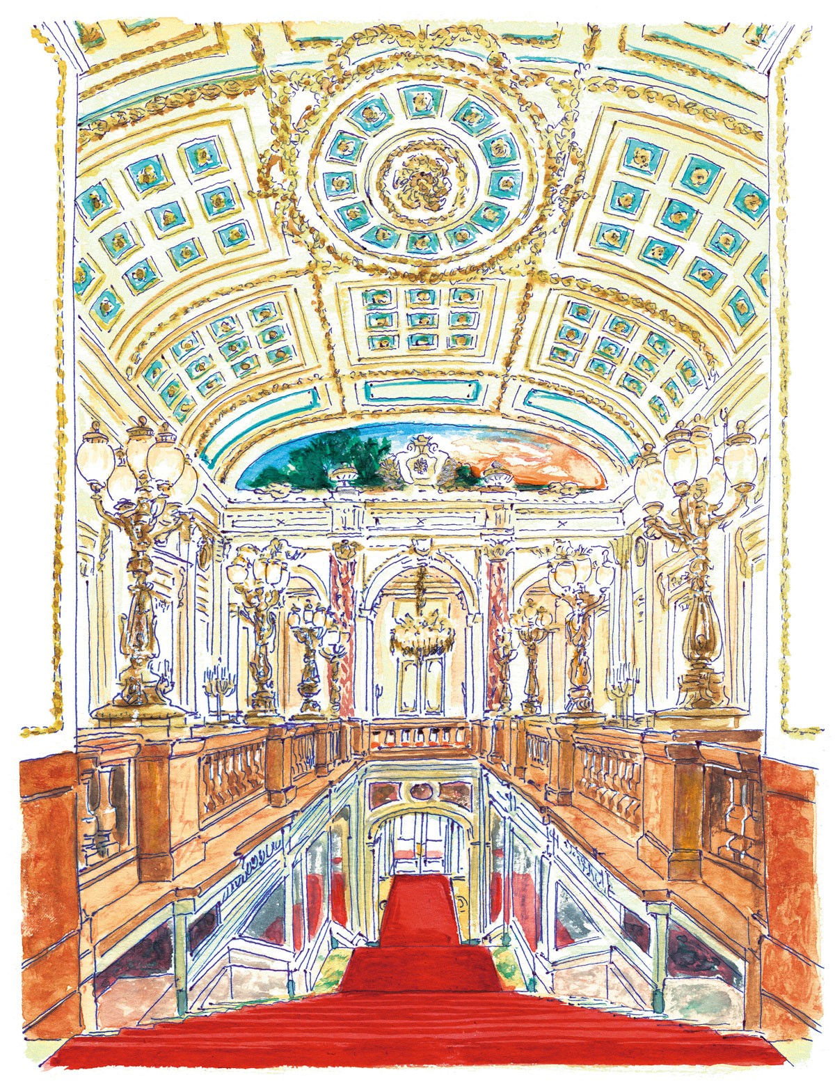 それぞれの時代を代表する職人たちの創造力と技術の粋が詰まった「迎賓館赤坂離宮」