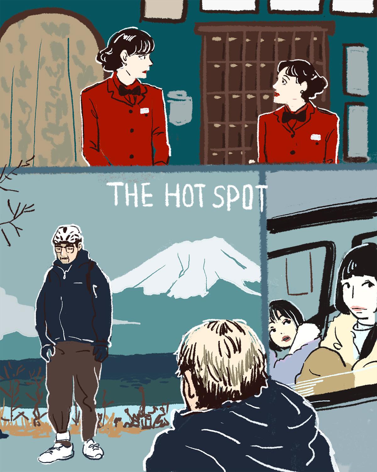 『ホットスポット』7話イメージイラスト/オカヤイヅミ(イラストでも全話振り返ります)