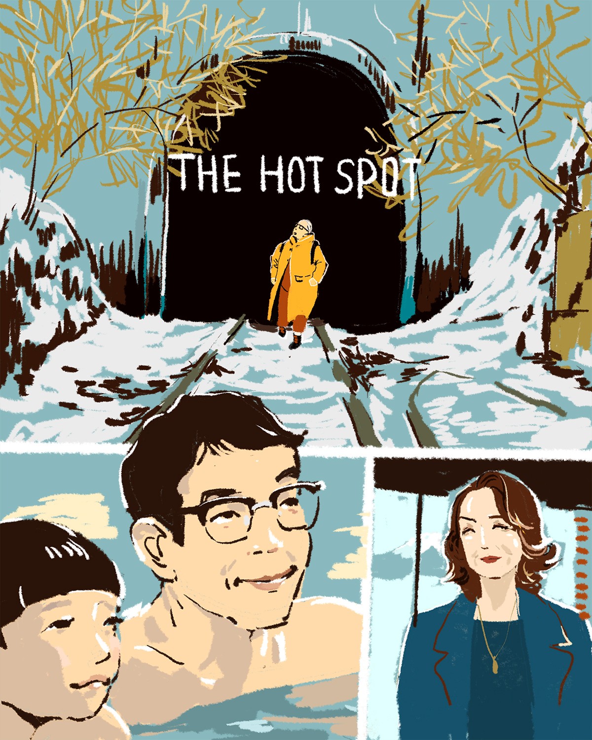 『ホットスポット』8話イメージイラスト/オカヤイヅミ(イラストでも全話振り返ります)