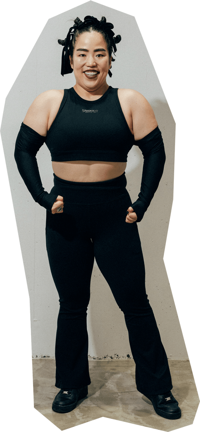 筋トレ熱が高じてゆりやんがフィットネスウェアを作った - Slide:2