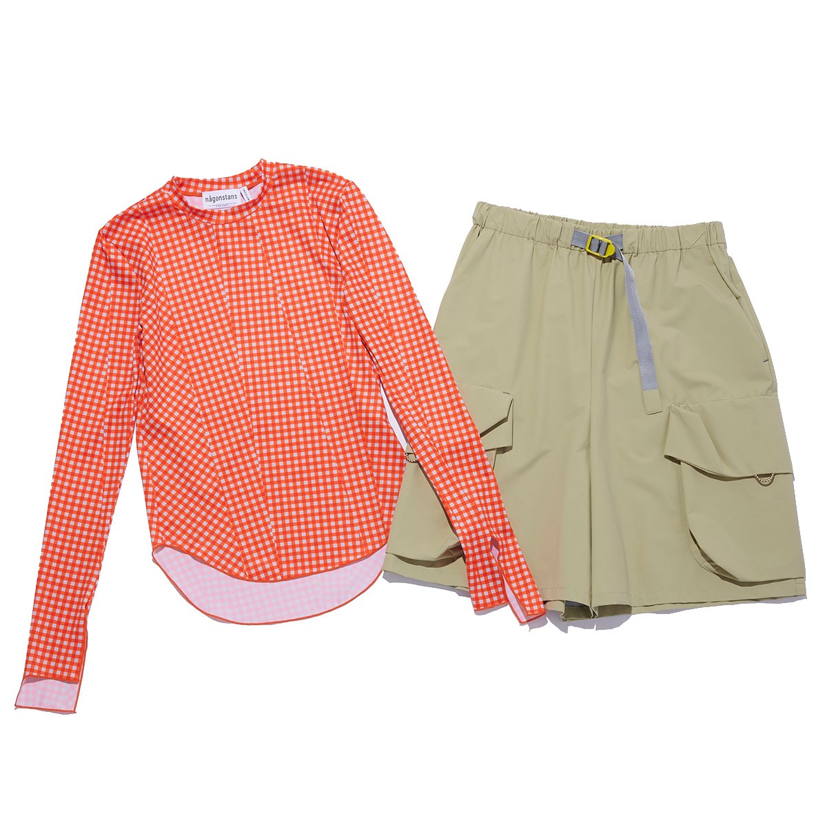 トップ ¥18,700、ボトム ¥29,700(共にナゴンスタンス)