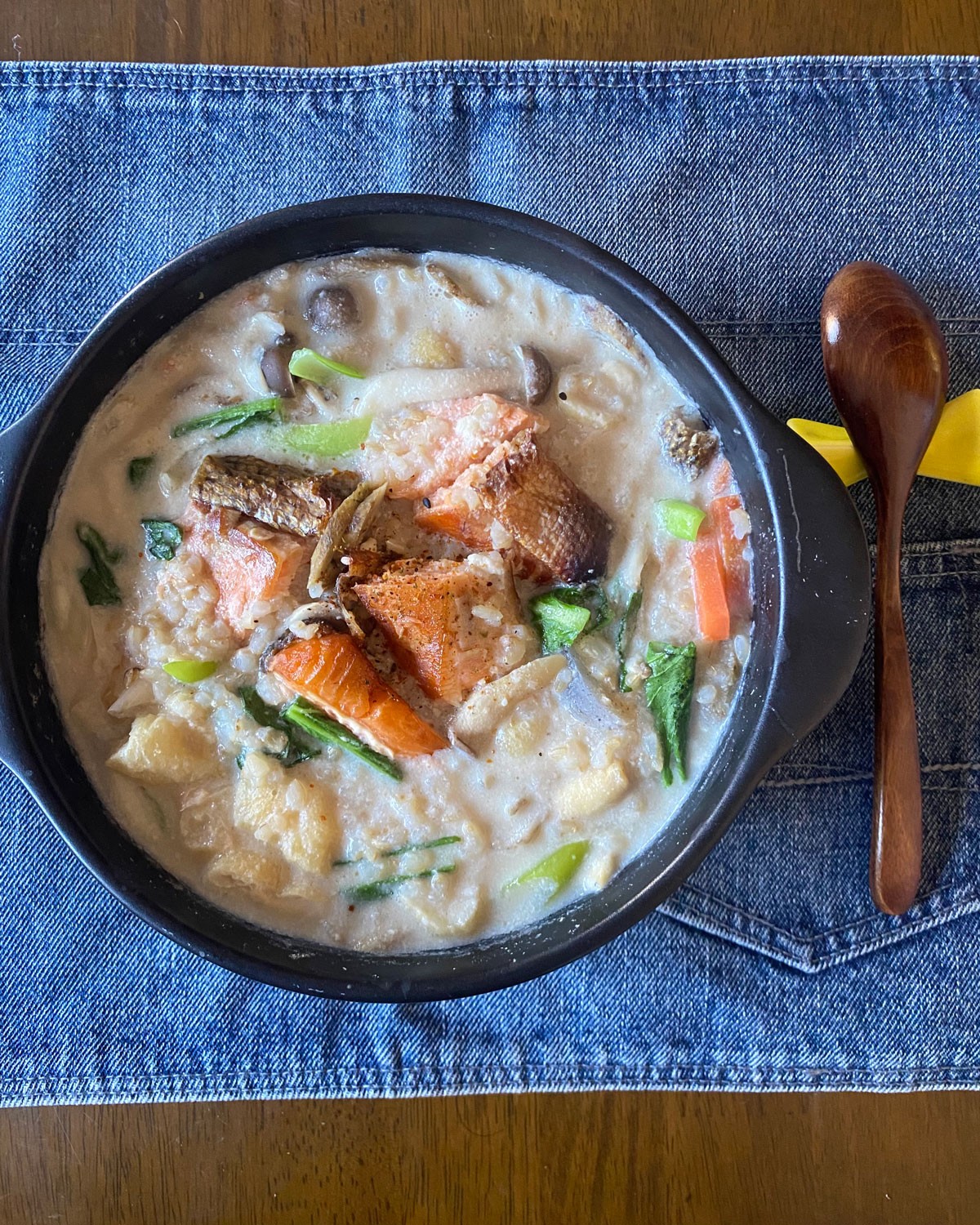 具たっぷり酒粕おじや