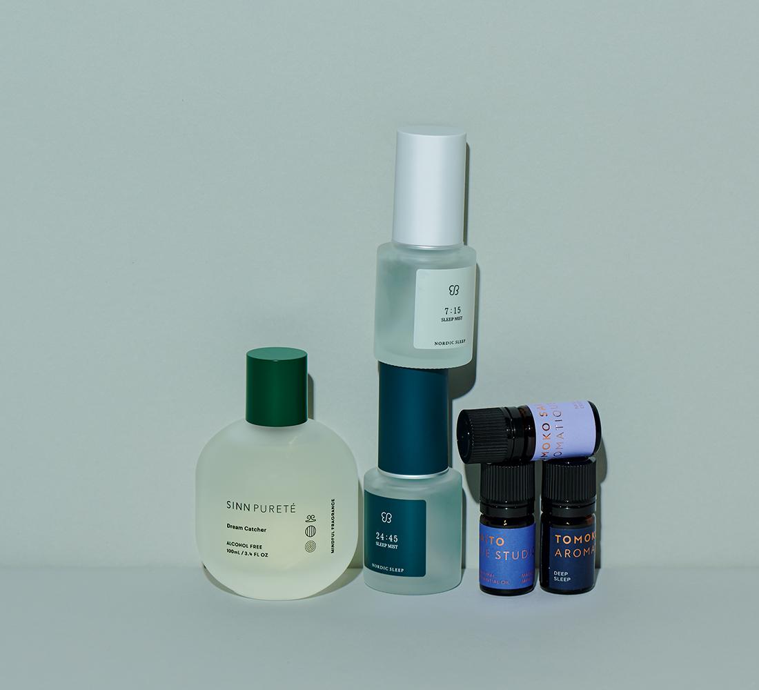 眠りのお守りにはラベンダーやウッドの香りを取り入れて