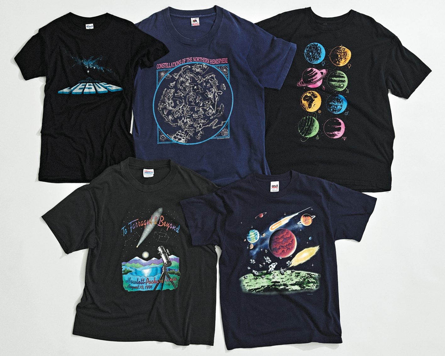 古着Tシャツ5選:サイケな宇宙モチーフ編