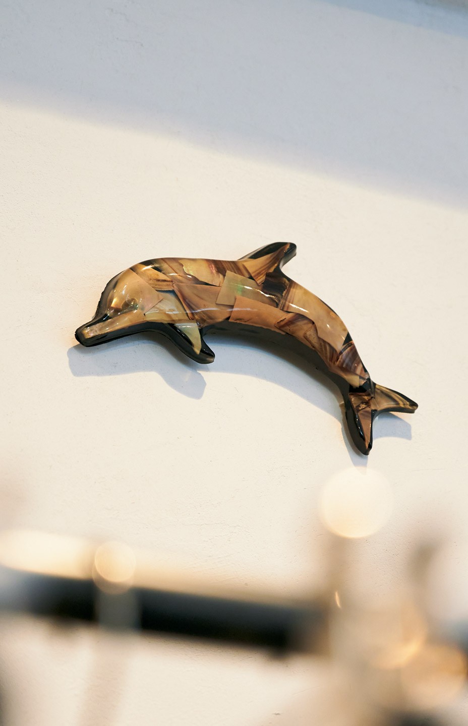 あちこちにイルカが。