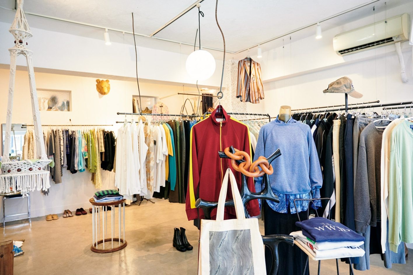 照明もヴィンテージ。