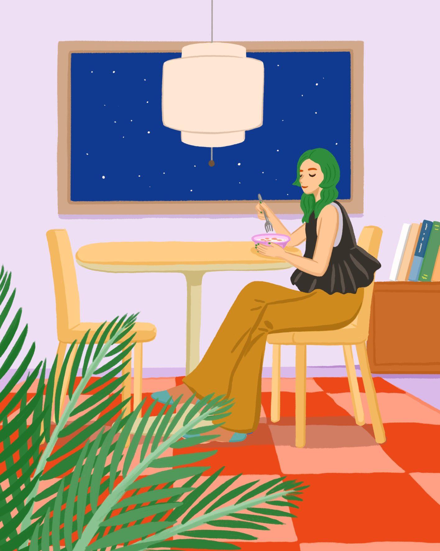 果汁も果肉も味わいつくす「スパイス桃ミルク」