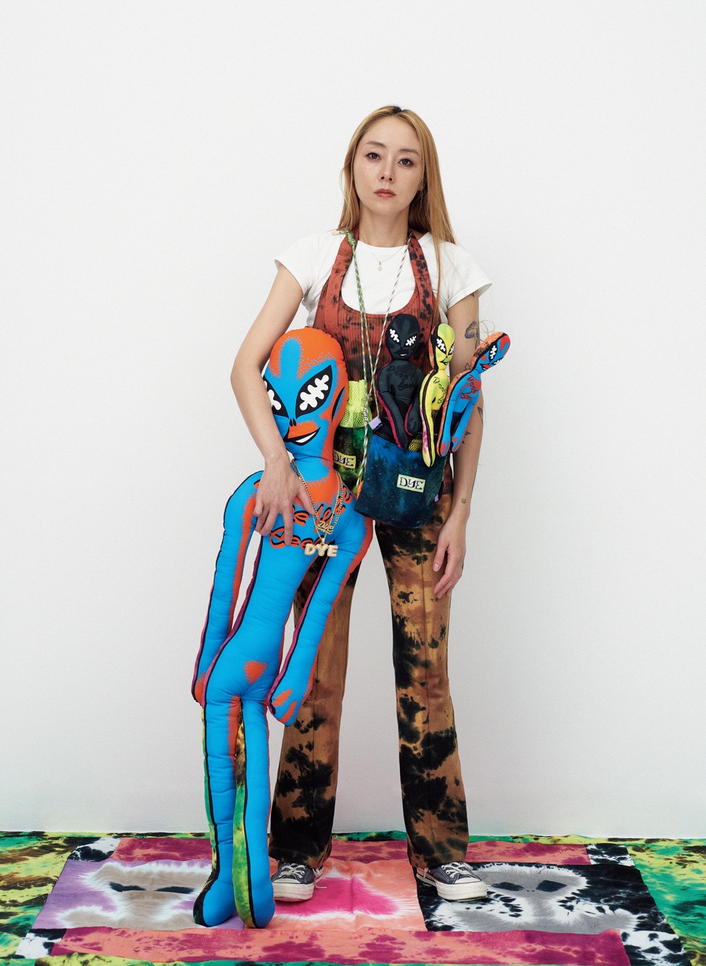 染色アーティストゆきさんのポートレート