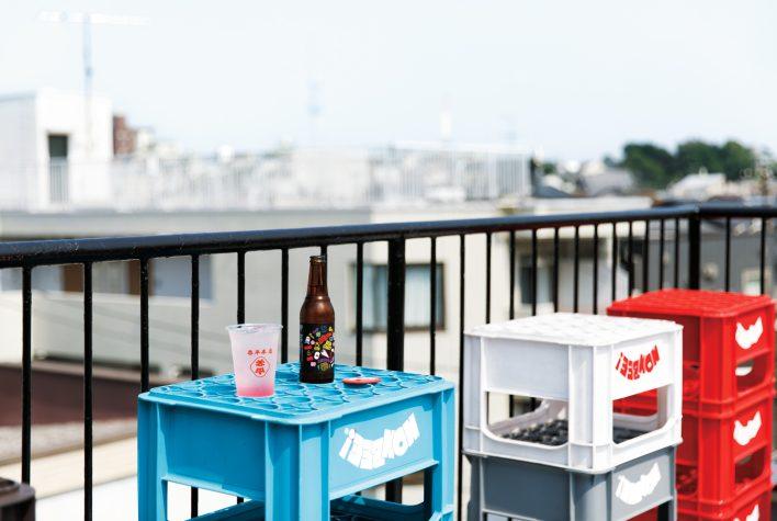 千駄木「呑平本店」の屋上