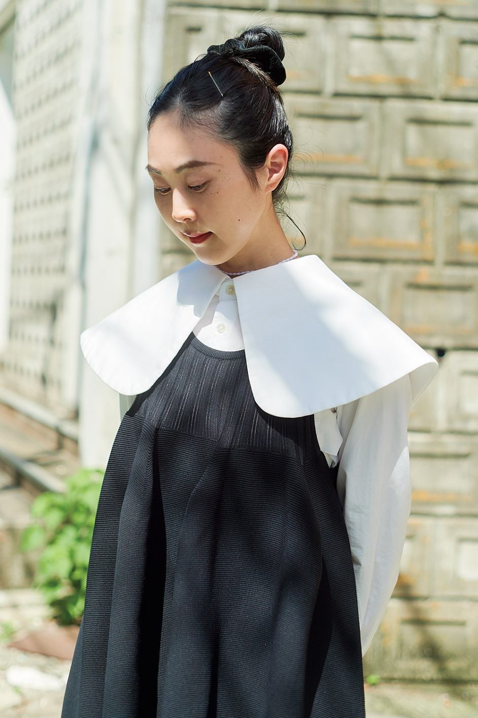 〈TOKYO BOPPER〉スタッフYAMA、「ビッグカラー」で自分らしくひと癖ある装いを - Slide:3